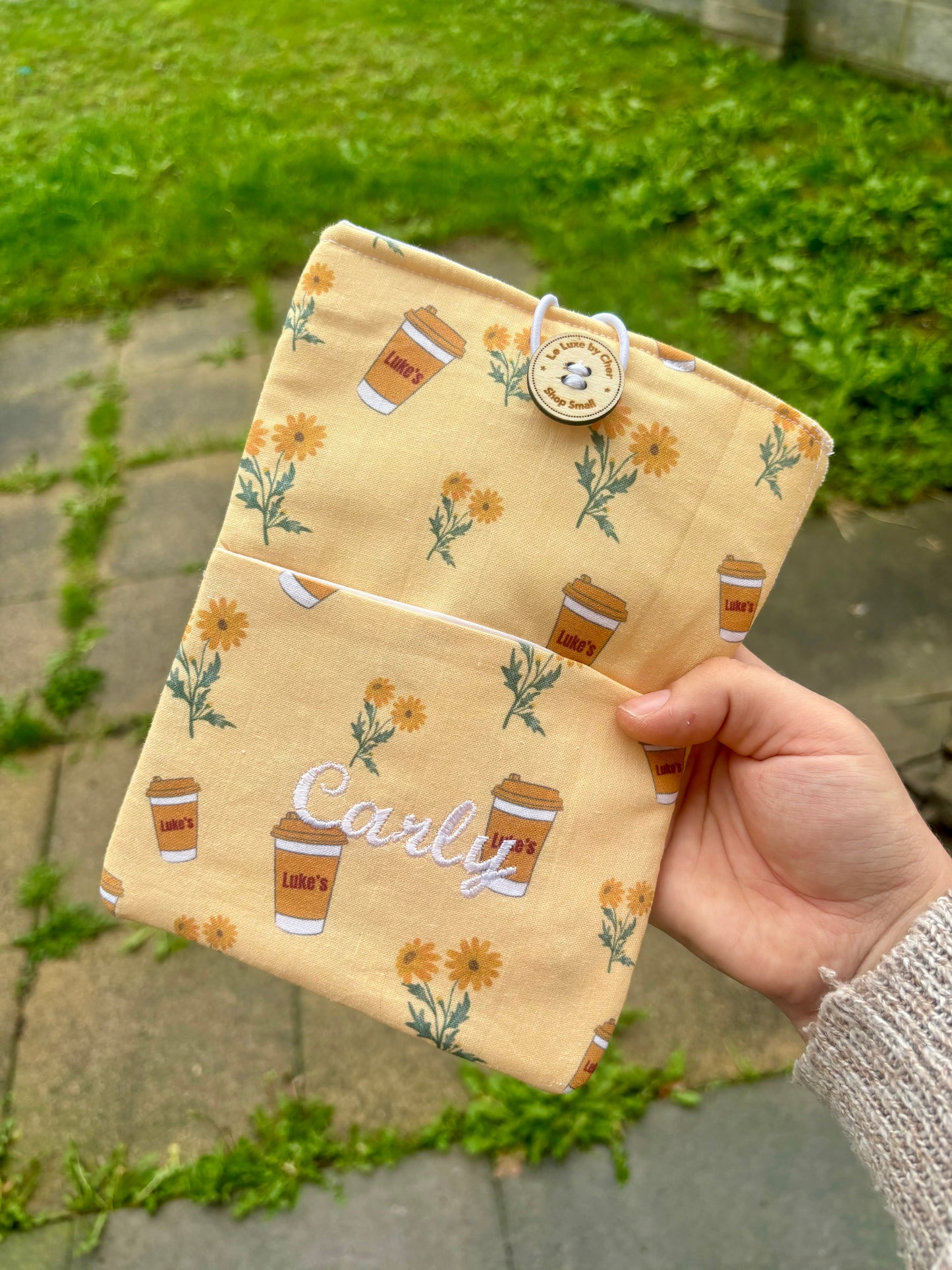 GG Girls Embroidered book/tablet/kindle sleeve