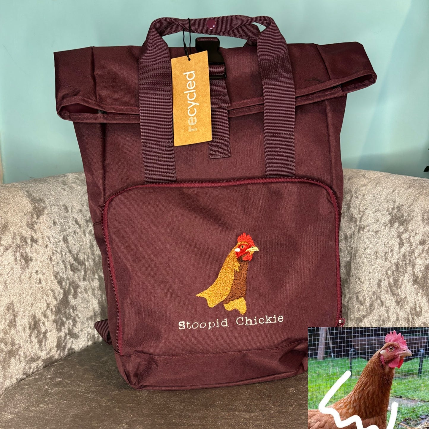 Custom Pet Portrait Backpack