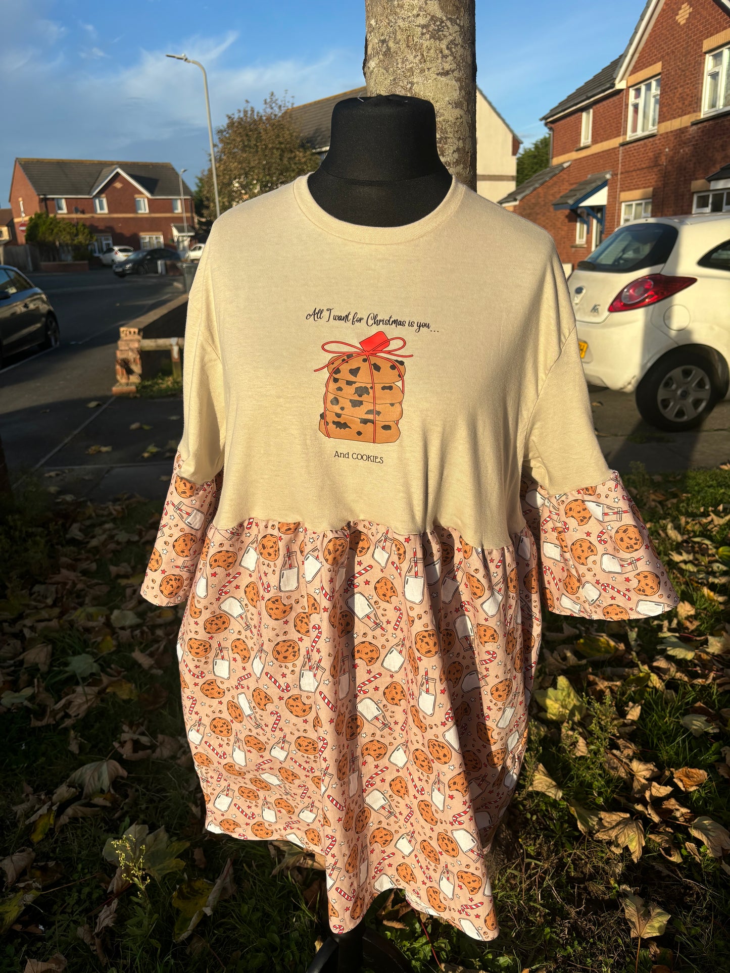 Christmas Cookies Smock Dress
