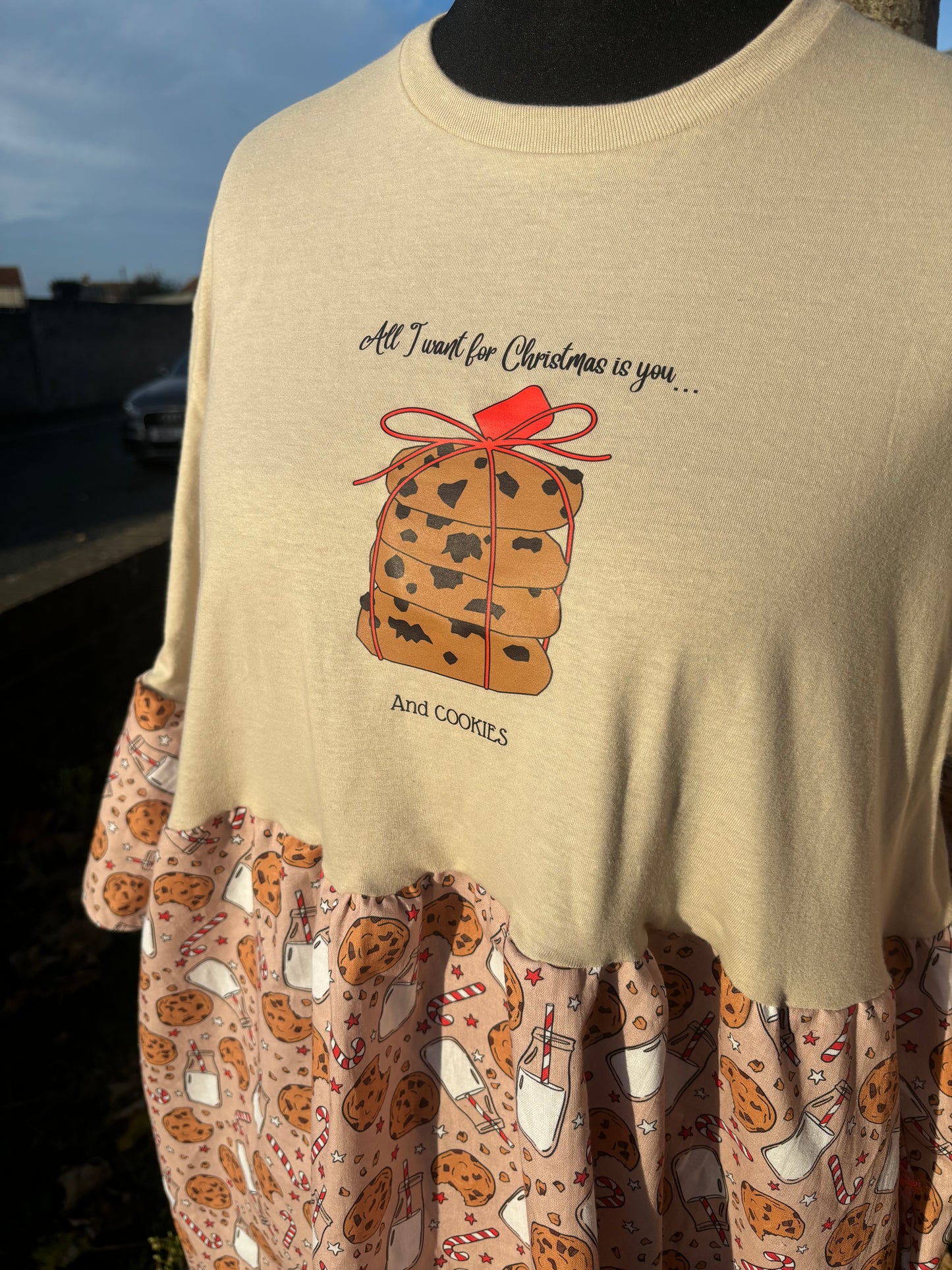Christmas Cookies Smock Dress