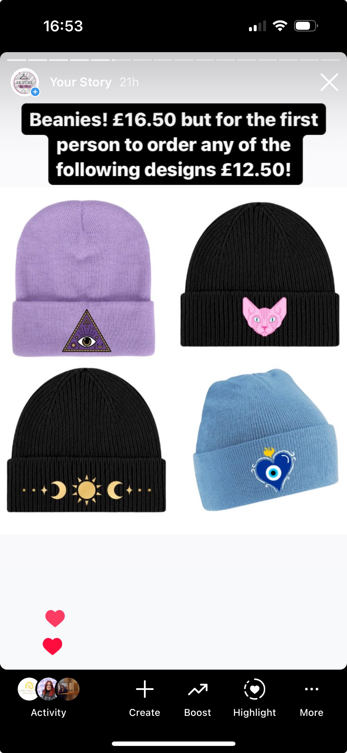 Funky beanies