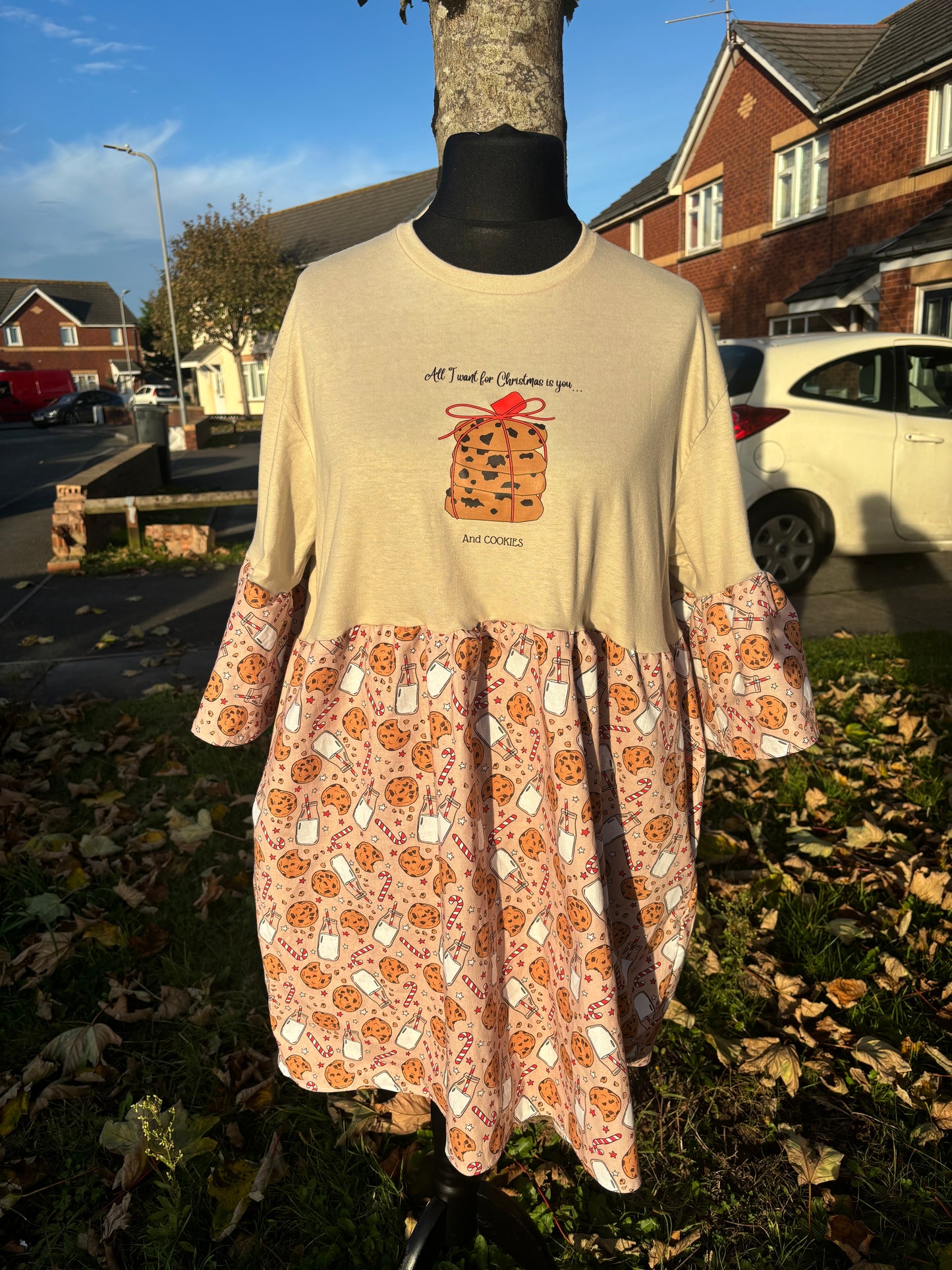 Christmas Cookies Smock Dress
