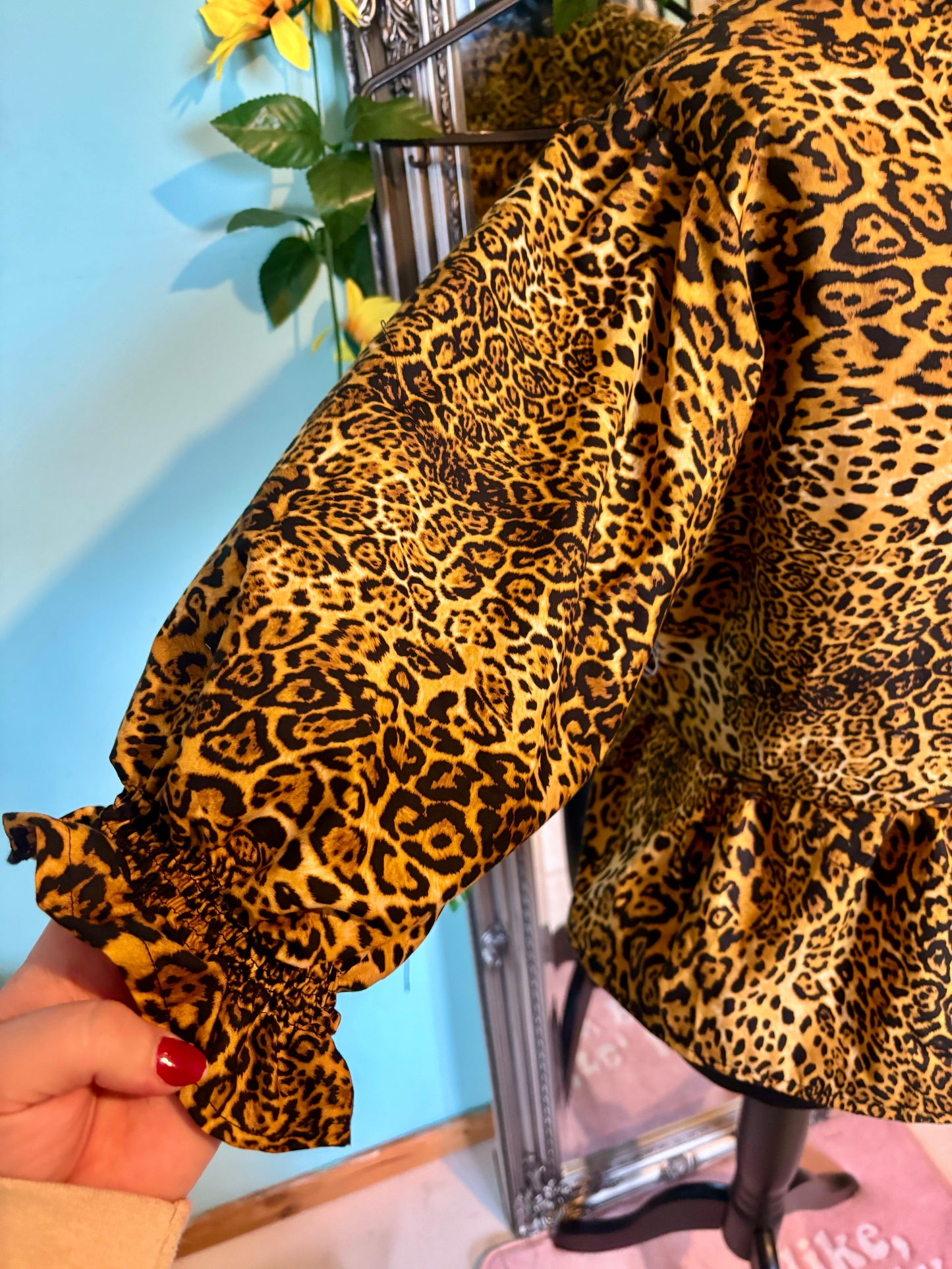 Leopard Print Blouse