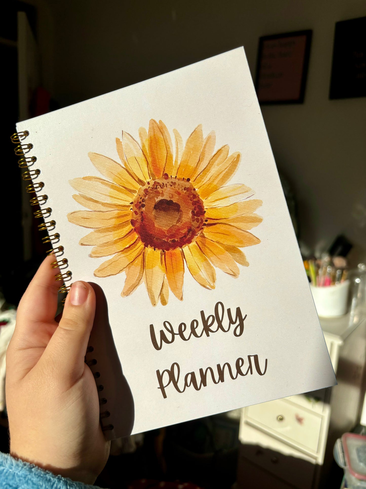 Sunflower Weekly Planner 15 weeks