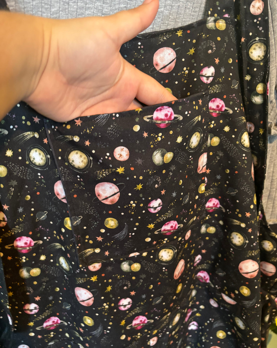 Dungarees - Galaxy fabric