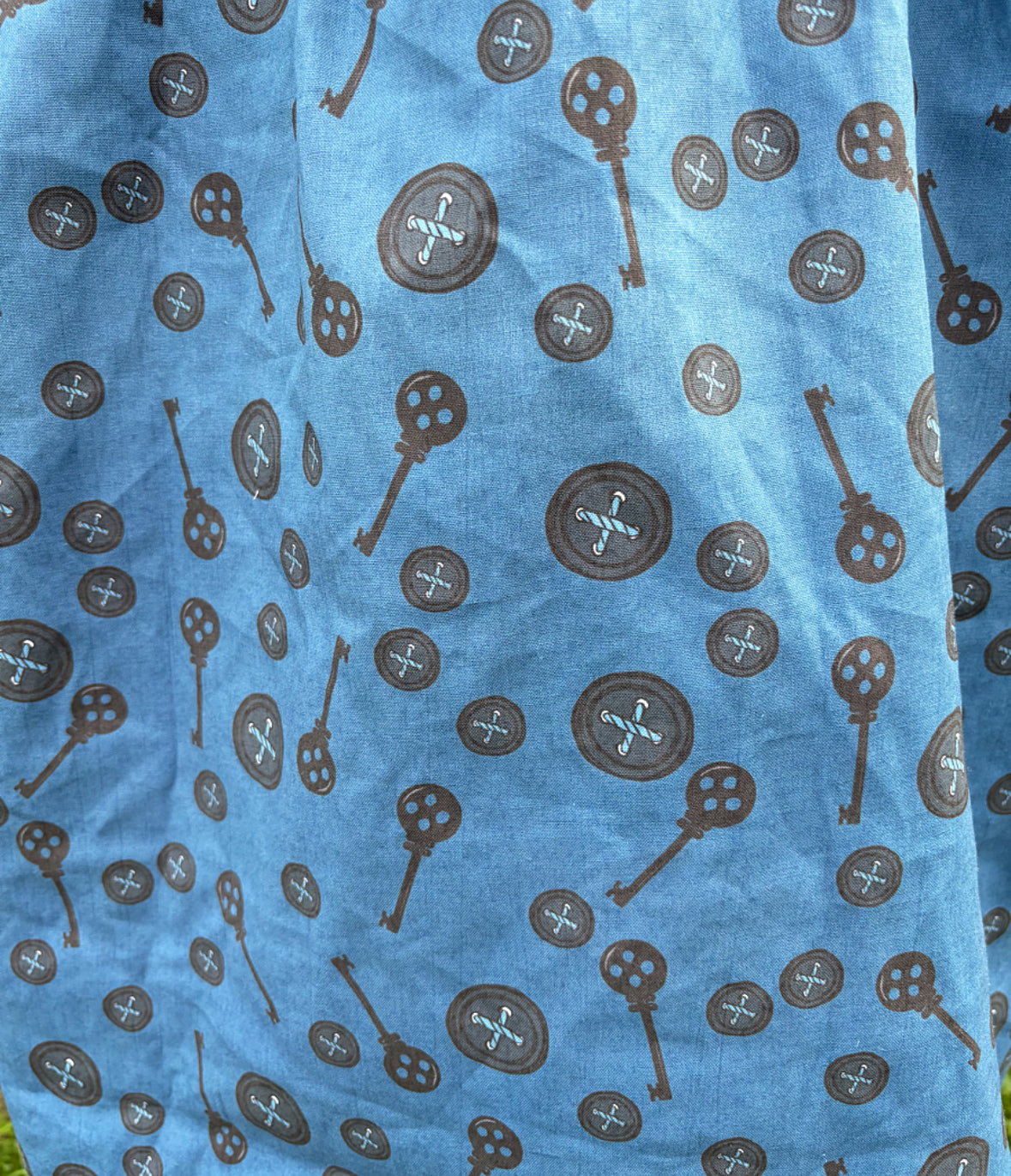 Buttons Smock Dress