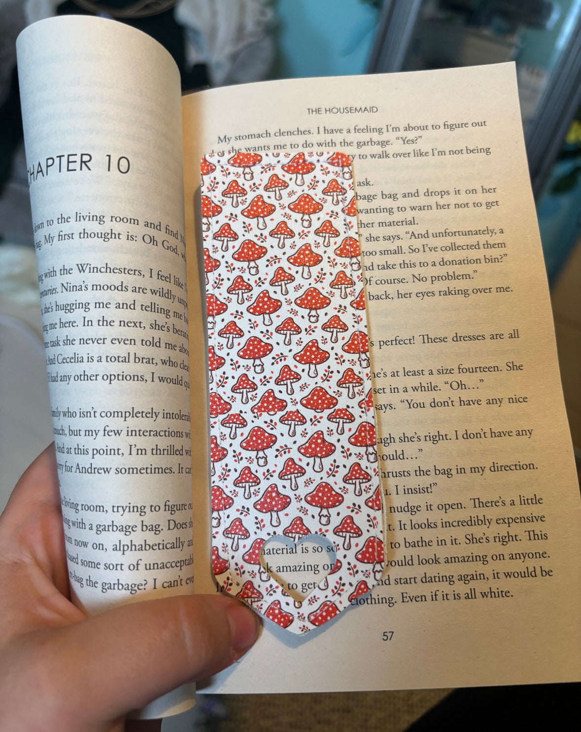Faux leather bookmarks (multiple designs)
