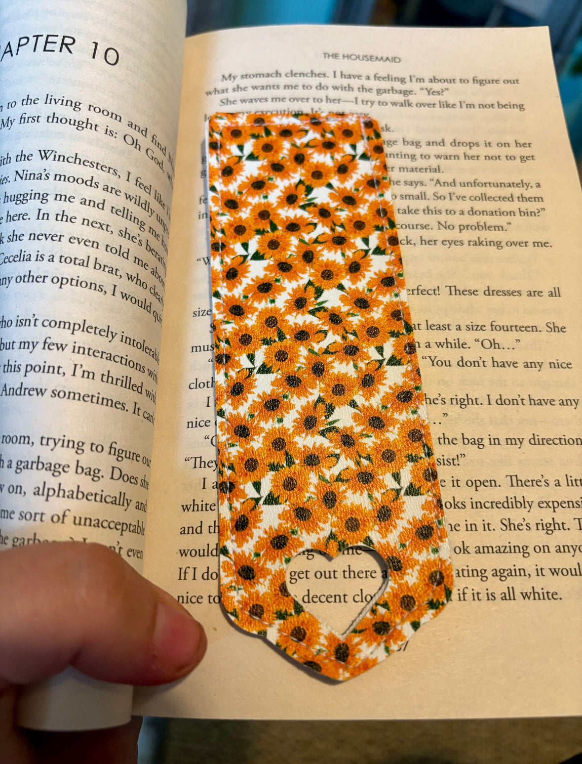 Faux leather bookmarks (multiple designs)