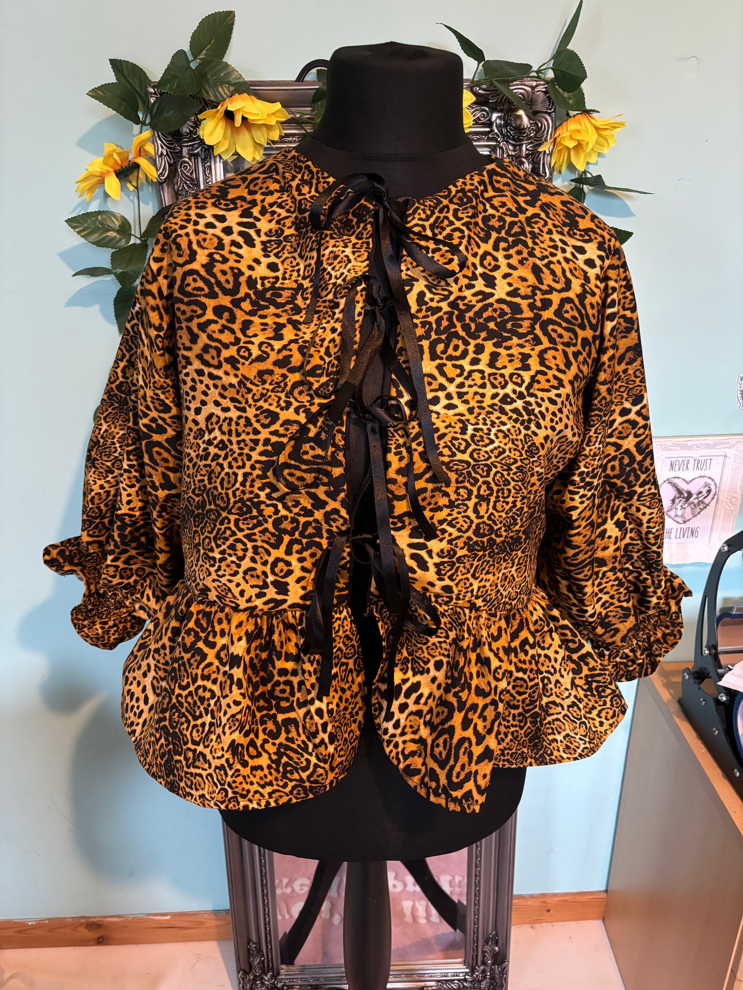 Leopard Print Blouse