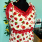 Strawberries&Cream Midi Slip Dress