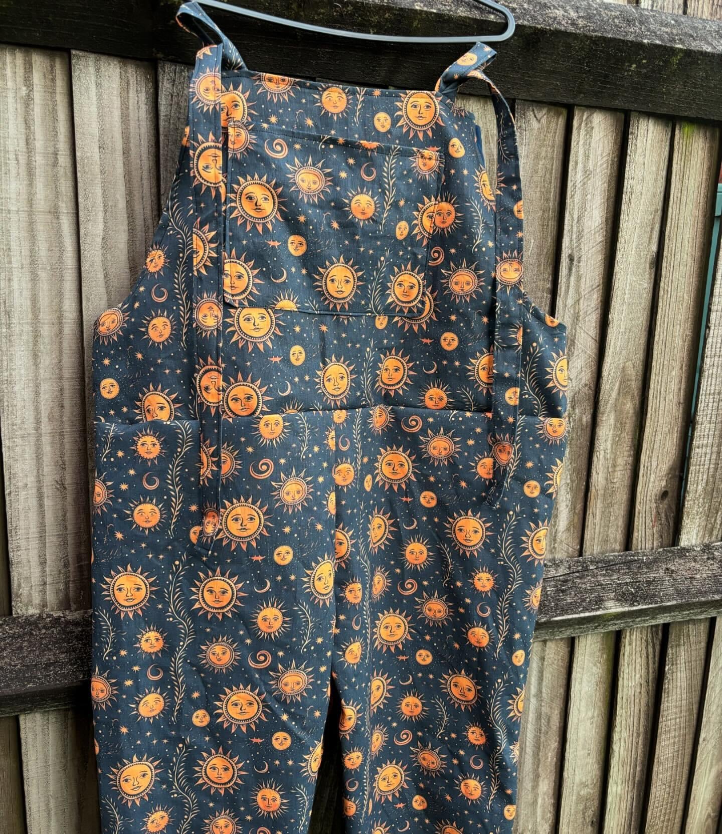 Dungarees - Celestial fabric