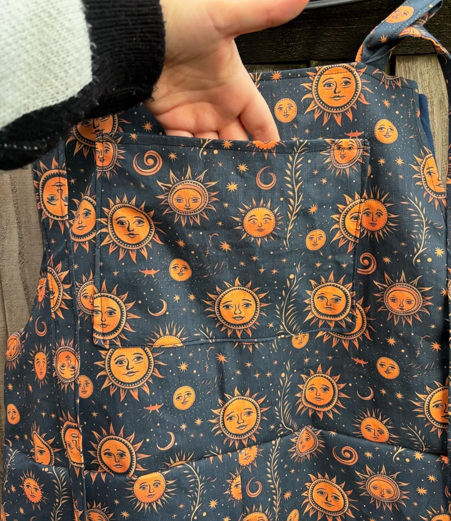 Dungarees - Celestial fabric