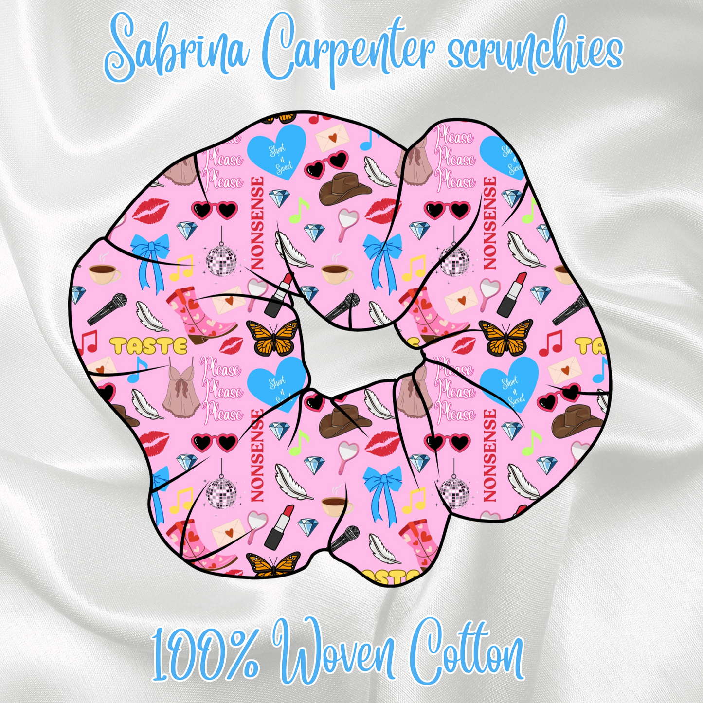 Carpenter Icons 100% cotton Scrunchie