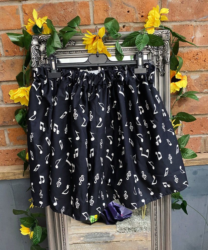 Music Notes skirt