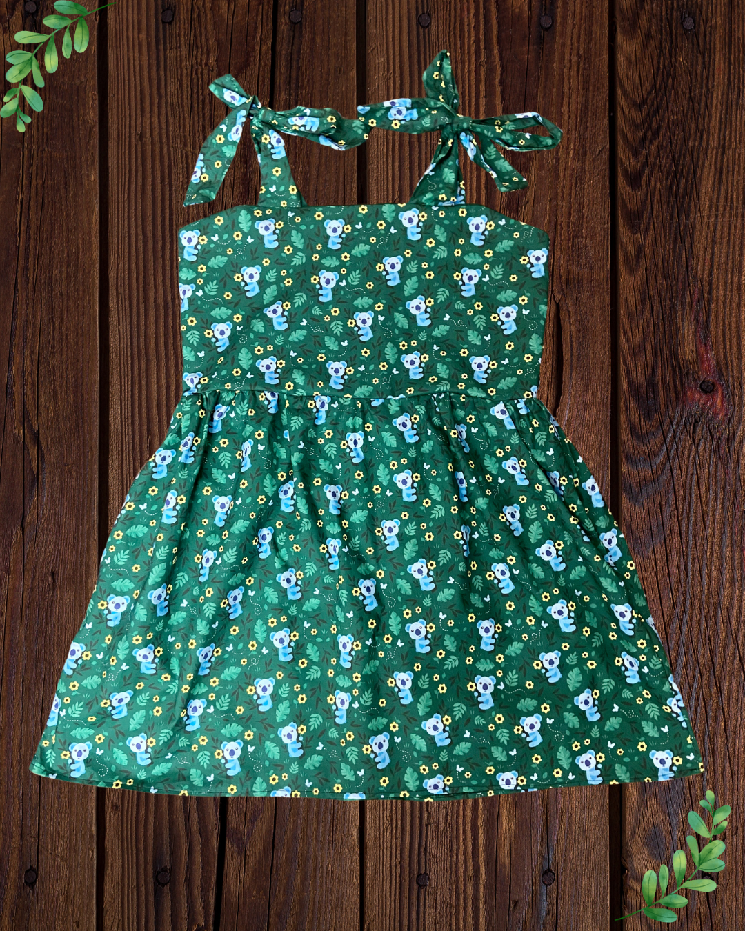 Baby doll dress - Koala fabric