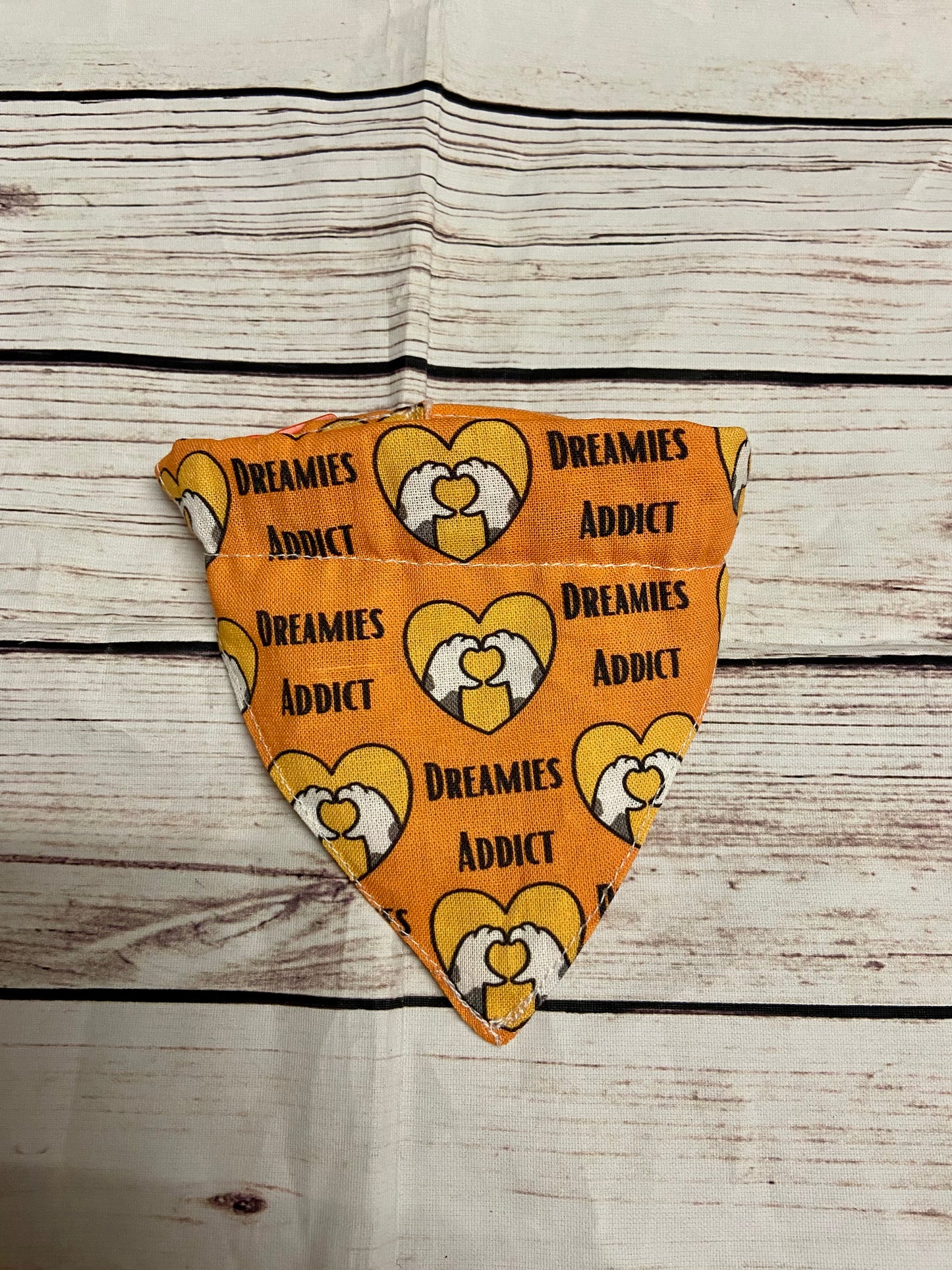 Cat Bandana, collar and name tag - Dreamies Addict fabric