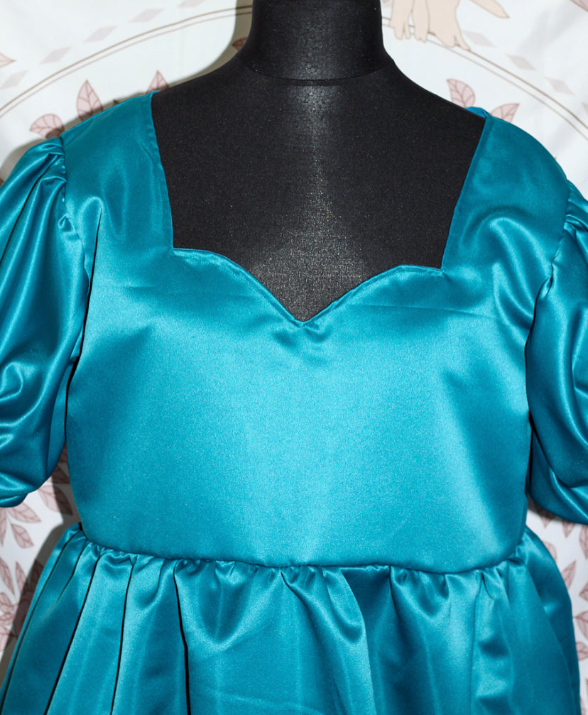 Sweetheart Dress - Any Colour duchess silk fabric