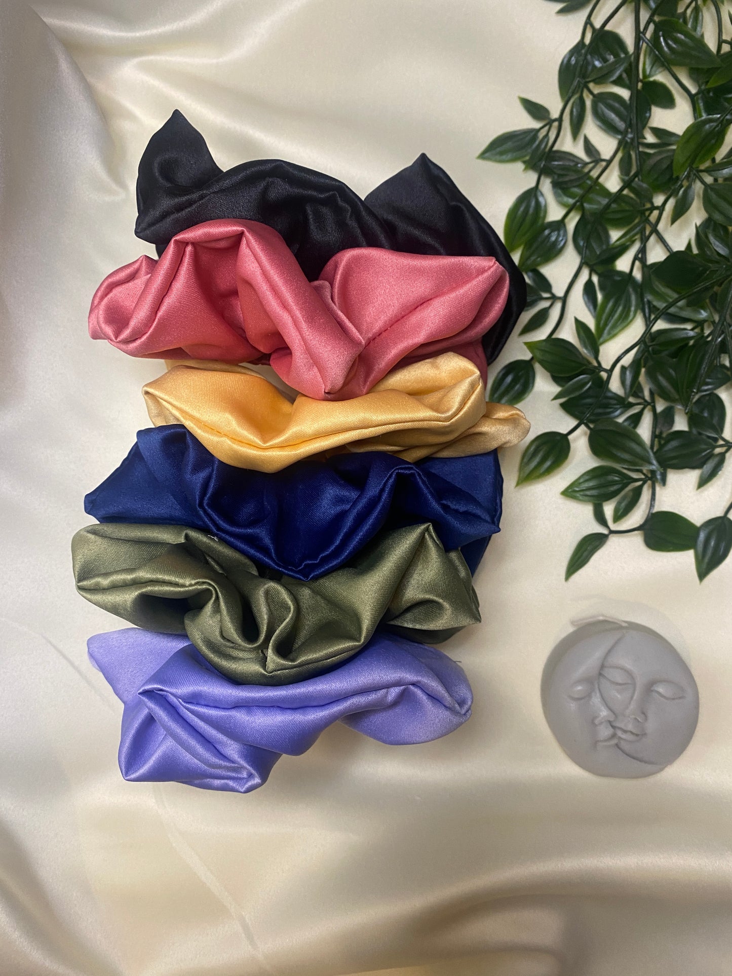 Dusky Pink - premium duchess silk scrunchie