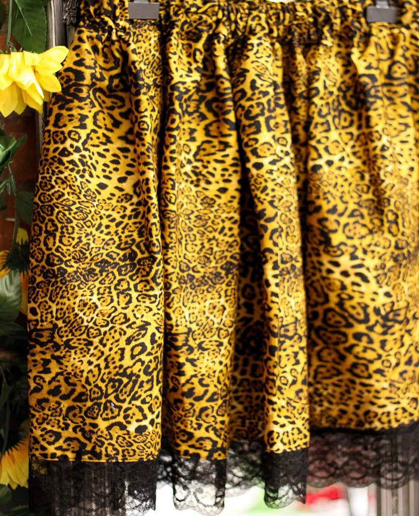 Leopard Lace Skirt