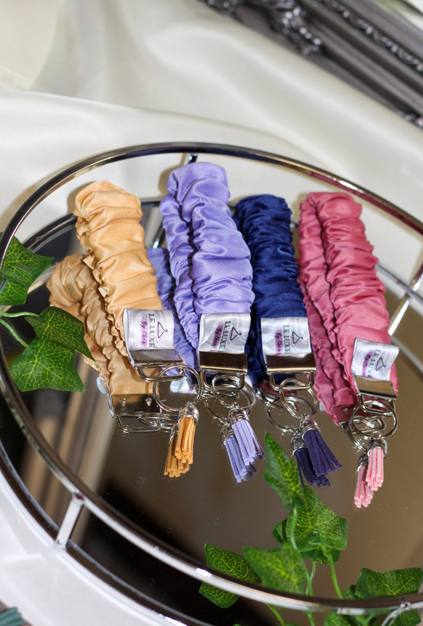 £10 Tuesday Deal! Two luxury duchess silk scrunchies wristlets