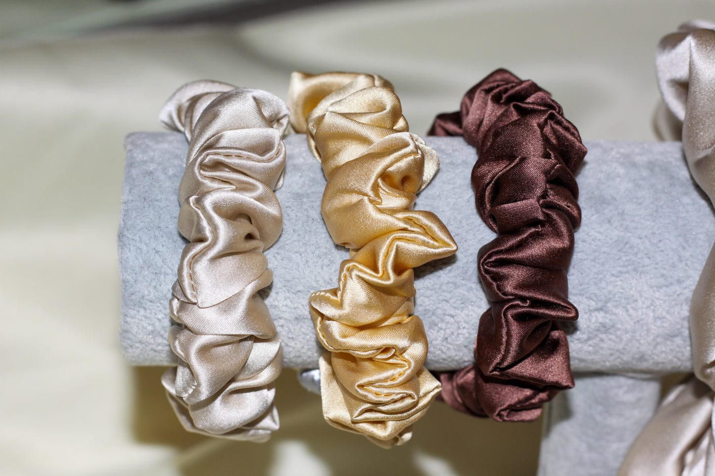 100% Pure Mulberry Silk scrunchies
