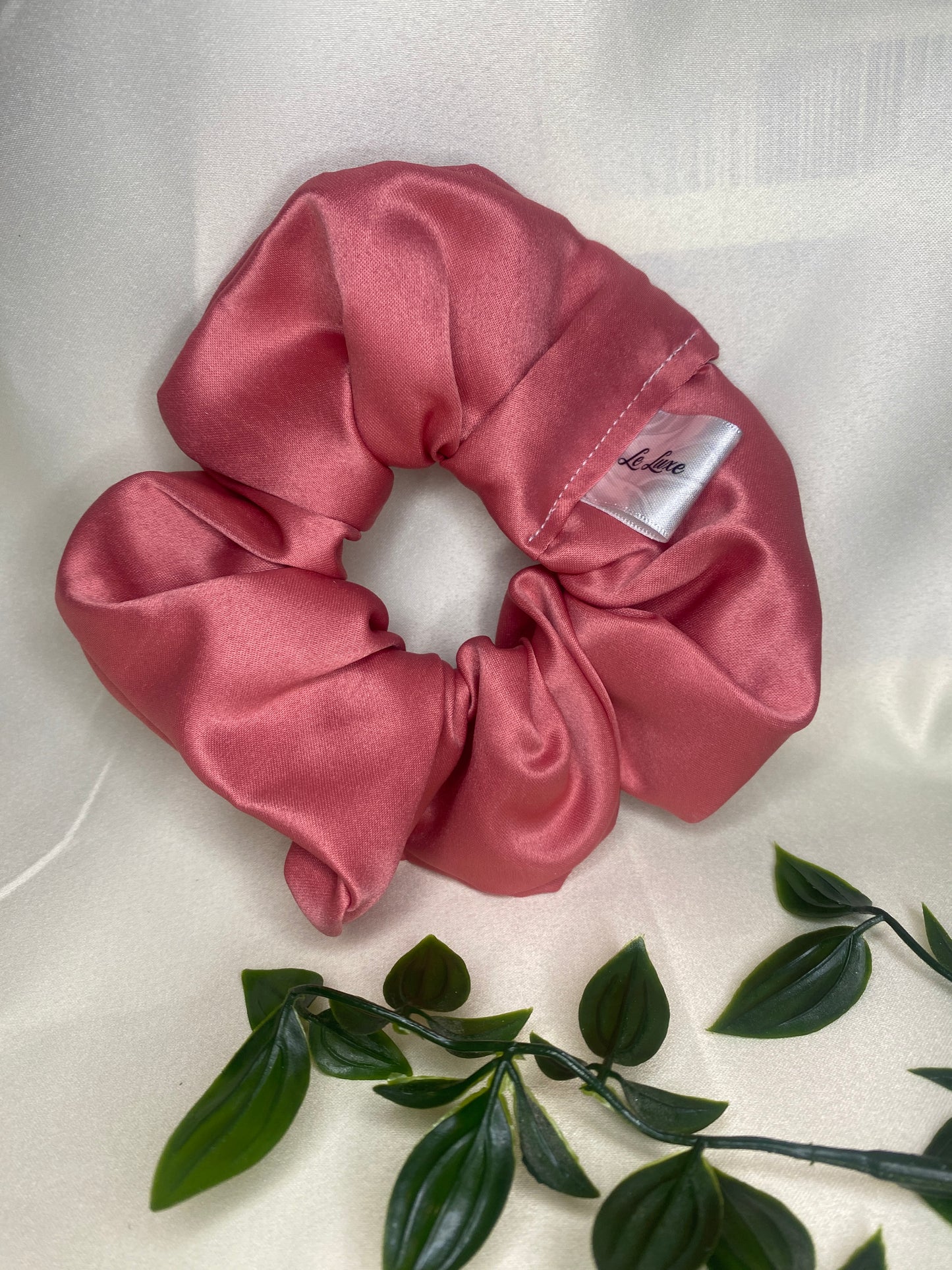 Dusky Pink - premium duchess silk scrunchie