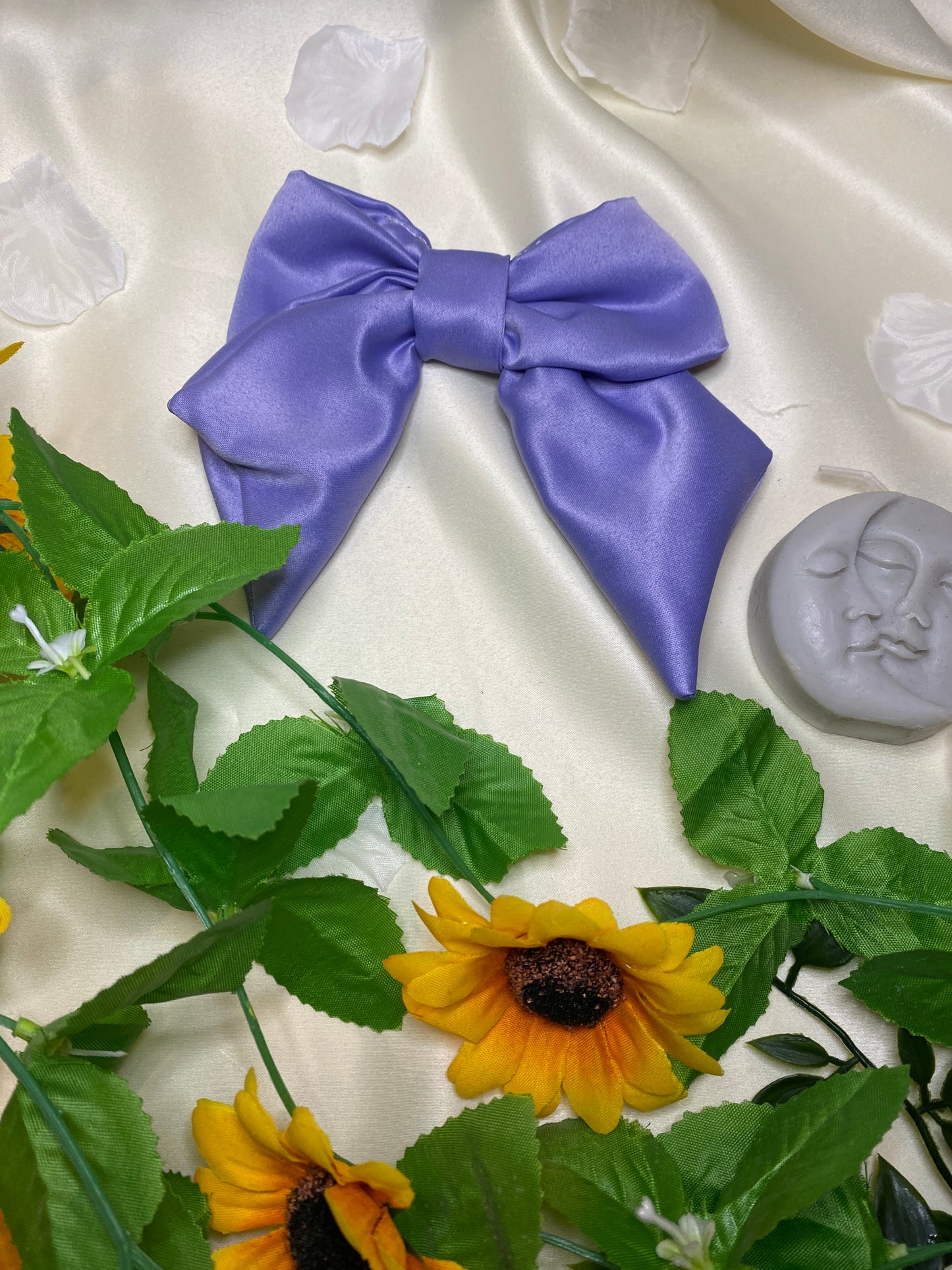 Lilac Lavender Sailor Bow