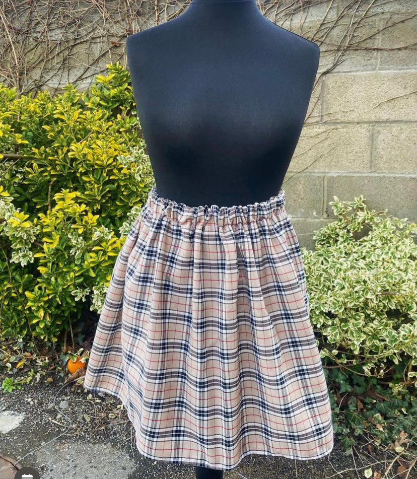 Caramel Tartan skirt