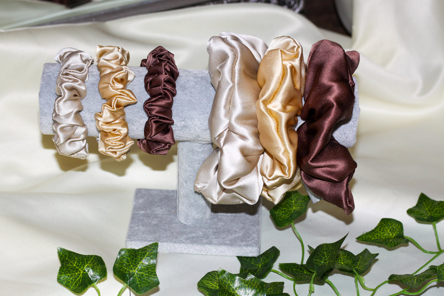 100% Pure Mulberry Silk scrunchies