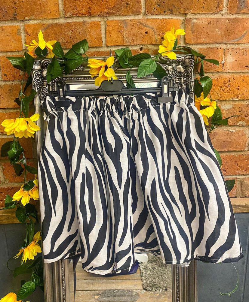 RTS Zebra Print skirt