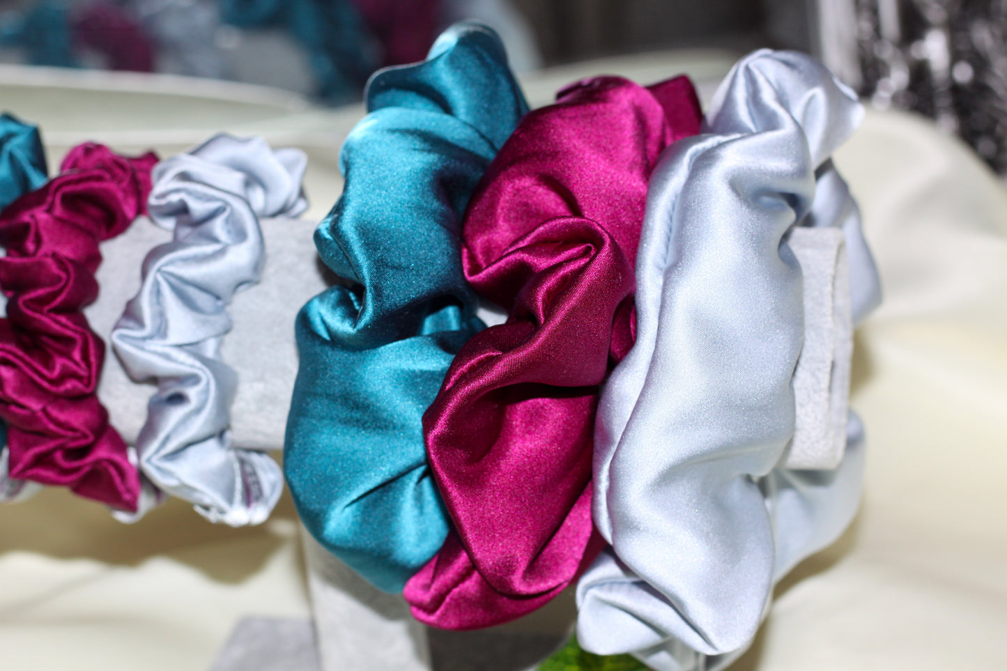 100% Pure Mulberry Silk scrunchies