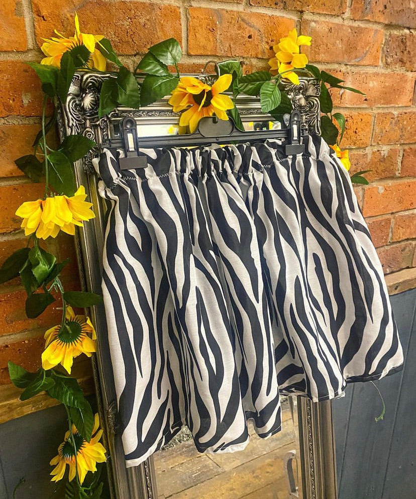 RTS Zebra Print skirt