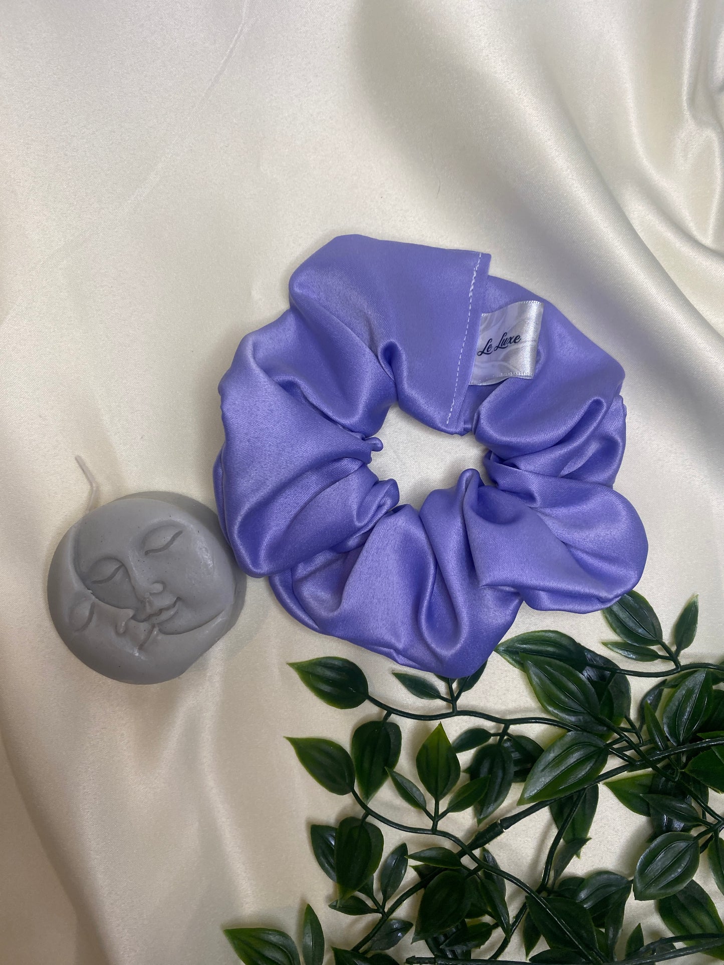 Lilac Lavender - premium duchess silk scrunchie