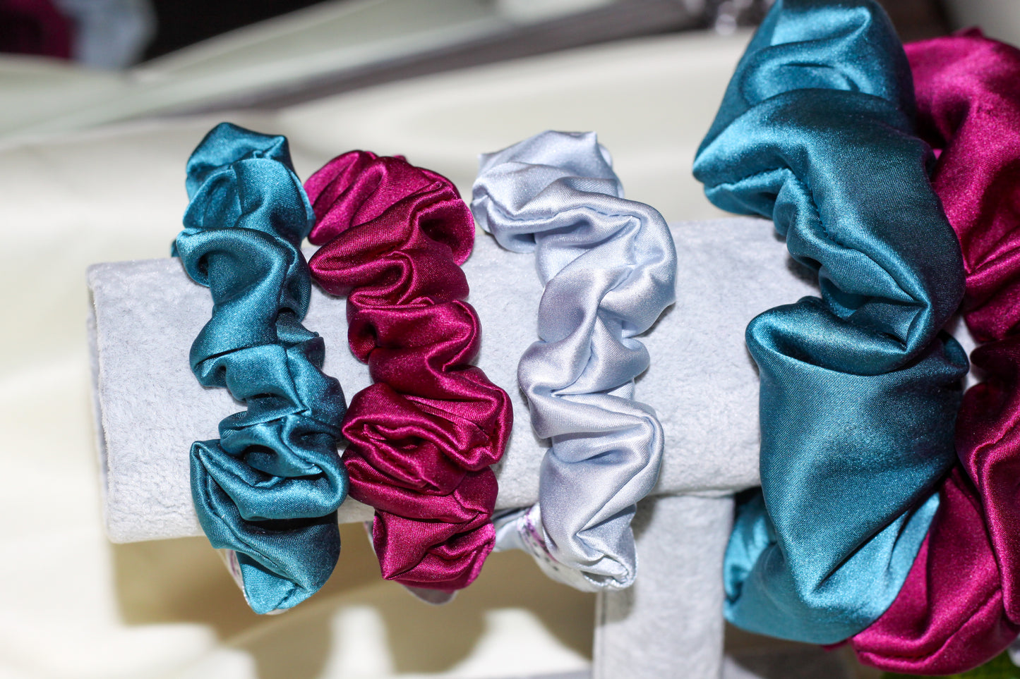 100% Pure Mulberry Silk scrunchies
