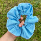 Double layered scrunchie - Floral Garden fabric