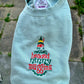 Ninny Muggins - Elf Embroidered T-shirt, Sweatshirt or Hoodie. Dusky Green