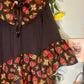 Black Heart Smock dress with optional detachable collar