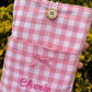 Embroidered Gingham book/tablet/kindle sleeve