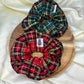 Christmas Tartan Scrunchies