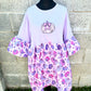 Purple n Pink Pumpkins Smock Dress