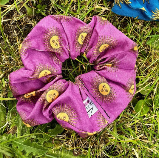 COTTON Celestial Suns Scrunchie