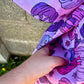 Purple n Pink Pumpkins Smock Dress