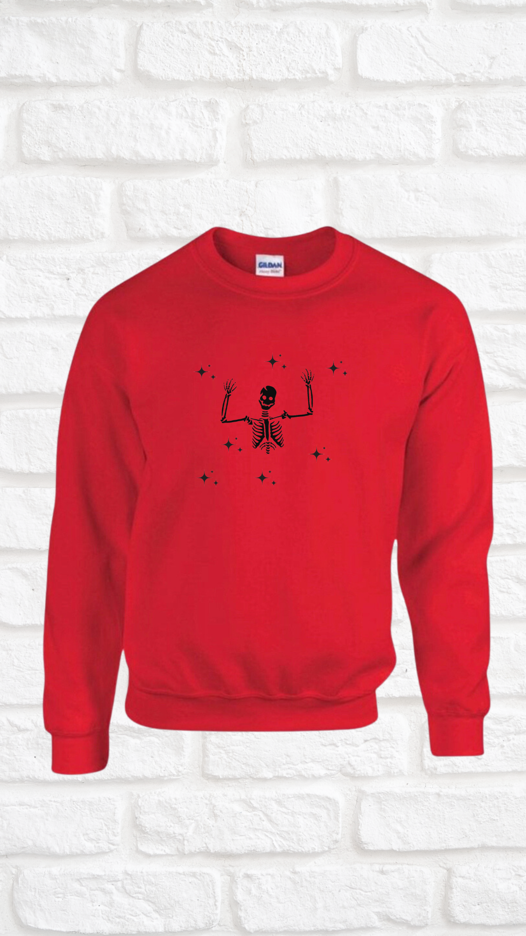 Custom Order for Natalie - ANTIQUE Cherry Red sweatshirt with pictured design size M