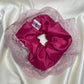 The Lacey Cerise Scrunchie